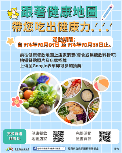 跟著健康地圖 帶您吃出健康力