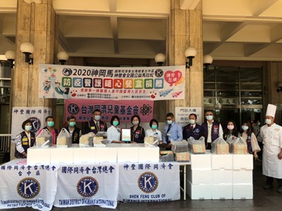神岡線上馬拉松兼顧防疫與公益 ,為前線防疫醫護備600份暖心餐盒