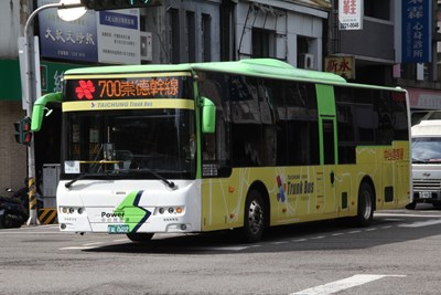 台中幹線公車運量翻倍成長 700路崇德幹線漲幅117%